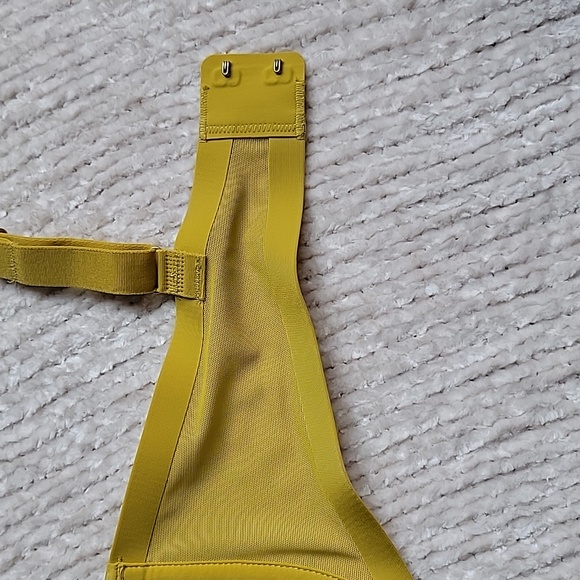 💗  CUUP The Plunge Mesh Underwire UW Bra Yellow Sun 34F 34DDD New - Picture 9 of 10